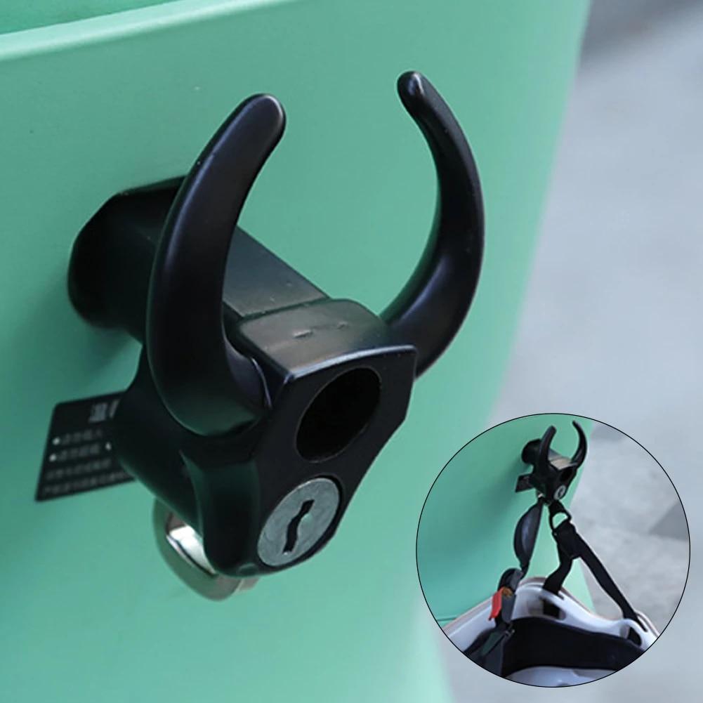 Creative Cow Anti-theft Helmet Lock Handlebar Mount Motorcycle Electric Motorbike Universal Security Metal Lock with Keys Set