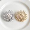 Sparkling  Pearl Brooch Snowflake Design 2 Color Options For Wedding Party Formal Events