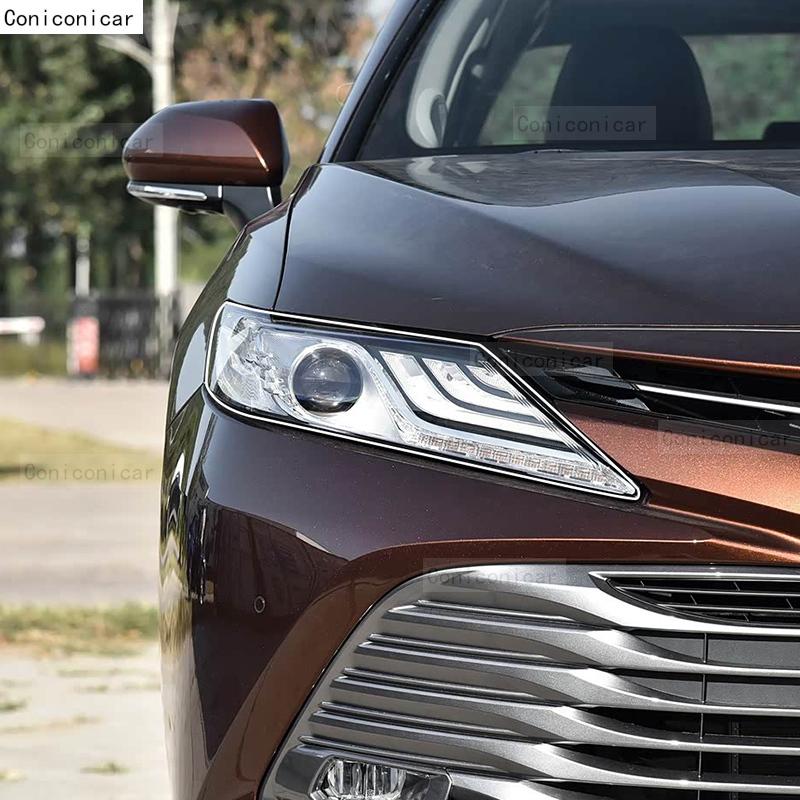 For TOYOTA CAMRY 2018- Car Exterior Headlight Anti-scratch Front Lamp Transparent Protective Film Accessories