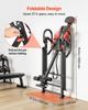 Inversion Table, 136 Kg Capacity Heavy Duty Inverted Table, Back Inverter Stretcher with Dual-Roller Locking, Decompression Tables for Shoulders,