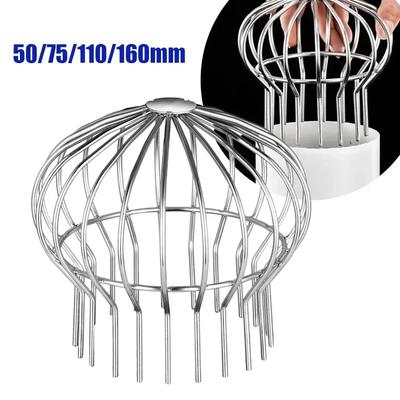 Gutter Guards Roof Floor Drain Roof Filter Cover Anti-Blocking Round Net Cover For Clean Drain Drainage Ditch Guard Drainage