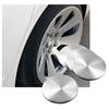 4pcs Car Universal Wheel Hub Caps Emblem Badge Decal Sticker Dustproof Plating Magnetic Stickers Strong Stickiness