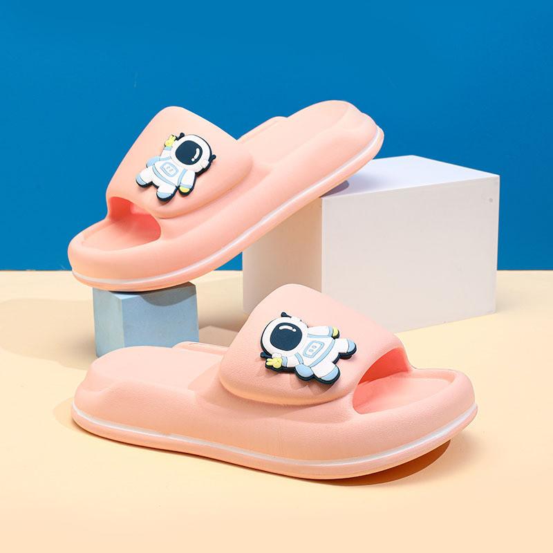 

Pattern Adorable Cartoon Kids Slippers For Boys And Girls In Trendy Soft Eva Material With Antiskid Design Perfect For W Summer Pink,39/40