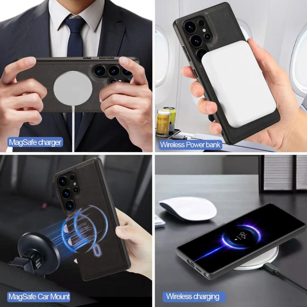 Detachable Wallet with Card Holder Phone Case for Samsung Galaxy S25 Edge S24 Ultra S23 Plus A56 A55 A54 A36 A35 A16 A15 Cover