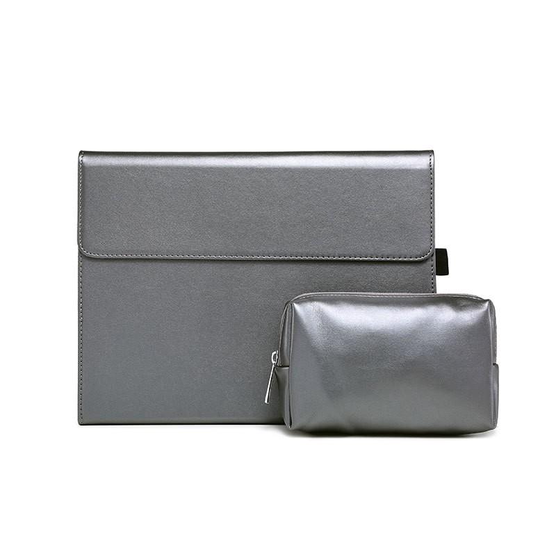 Surface Pro 8 Full Coverage Business Slim Case With Handmade Faux Leather Lightweight Protective Cover Office Travel