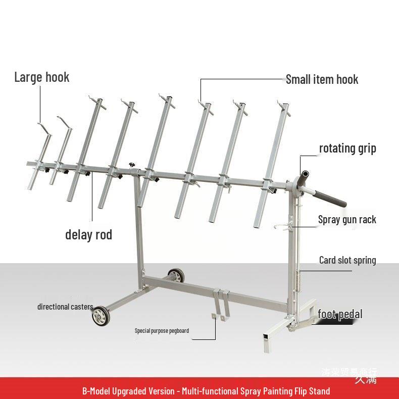 Changhong Multifunctional Auto Bumper & Sheet Metal Spray Paint Rack