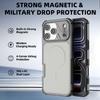 Luxury Armor Magnetic Phone Case For iPhone 17 16 15 14  13 Pro Max 15 Plus For Magsafe Anti-slip Bumper Shockproof Cover