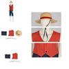 Hochwertige One Piece Luffy Cosplay Kleidung Realistisches Filmkostüm