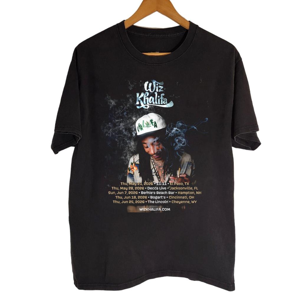 NEW! Wiz Khalifa Black Cotton Shirt Full Size S-5XL BS1311