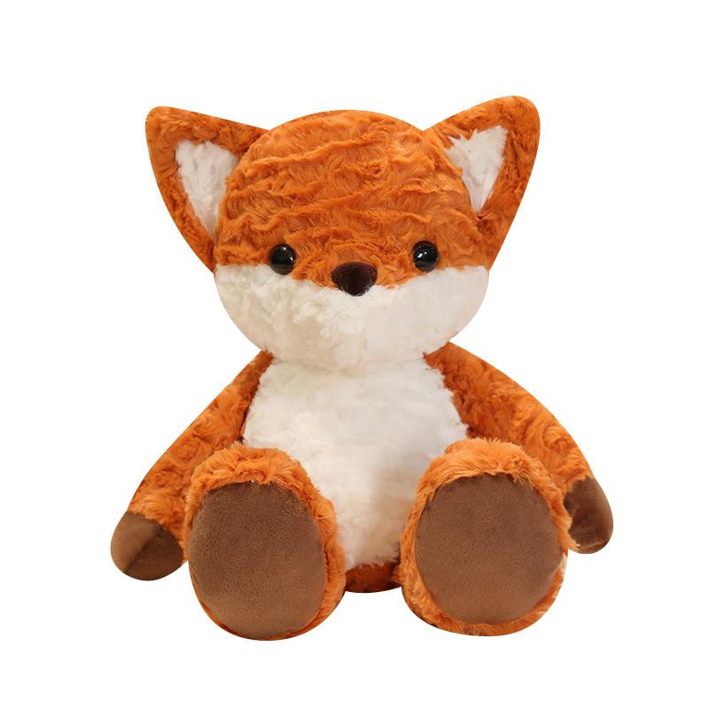 Cute Little Fox Doll Running  Little Fox Doll Pillow Rag Doll Plush Toy Girl Birthday Gift