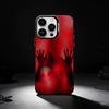HALLOWEEN BLOODY SPLATTER Phone Case For iPhone 17,16,15,14,13,12,11 Plus,Pro Max,XS,Colored Silver Phone Case