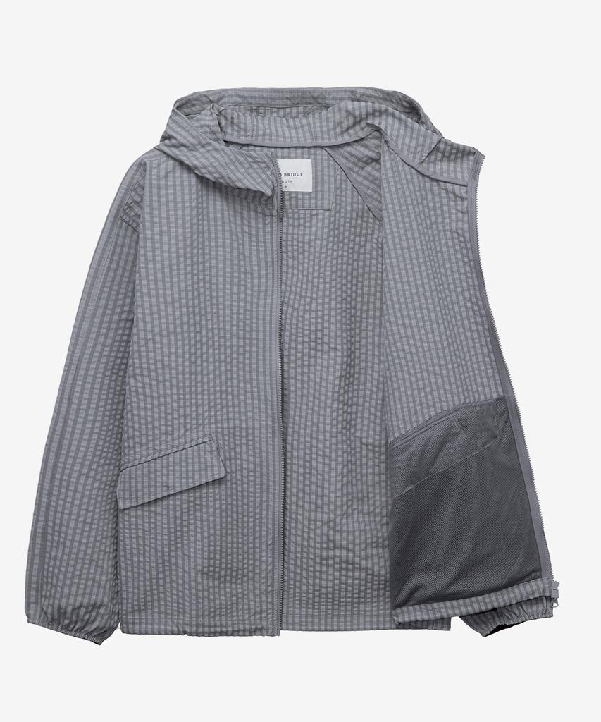 Mindbridge Two-Tone Seersker Hooded Blouson