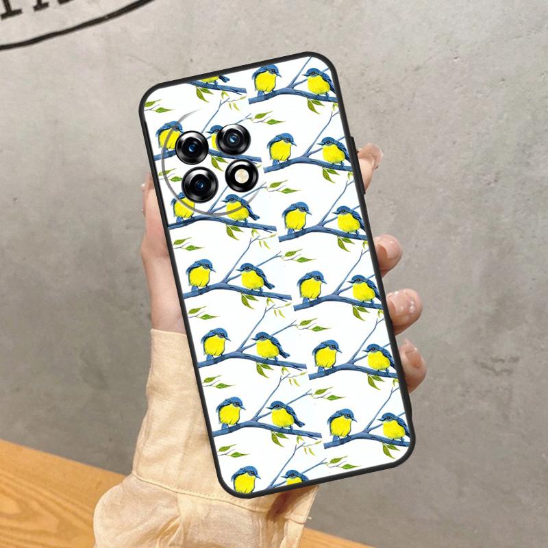

Robins Bird Case For OnePlus 15R 13T 13R 13 12 12R 11 10 9 Pro 10T 8T Nord 5 CE 2 3 4 Lite N20 N30 Cover OnePlus Nord CE3Lite