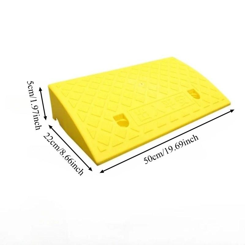 Durable Portable Threshold Ramp 3–10cm Height, Anti-Slip Surface for Car, Motorcycle, Wheelchair, Pets, Doorstep, Curb Access