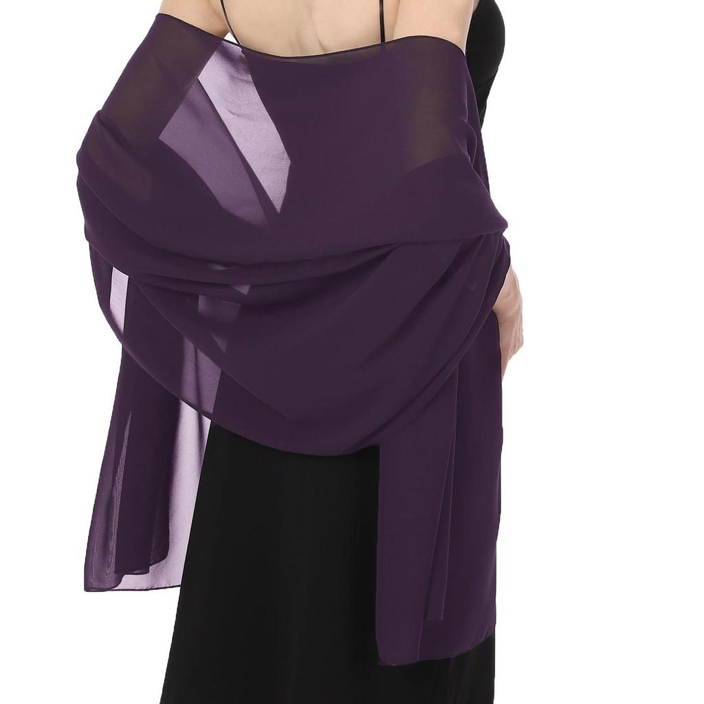 Women's Chiffon Evening Shawl and Wrap for Weddings and Bridesmaids