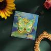 High-grade Butterfly Oil Painting Metal Bookmark Intricate Vintage Hollow Out Bookmark Souvenir Teachers Reward Students Gifts