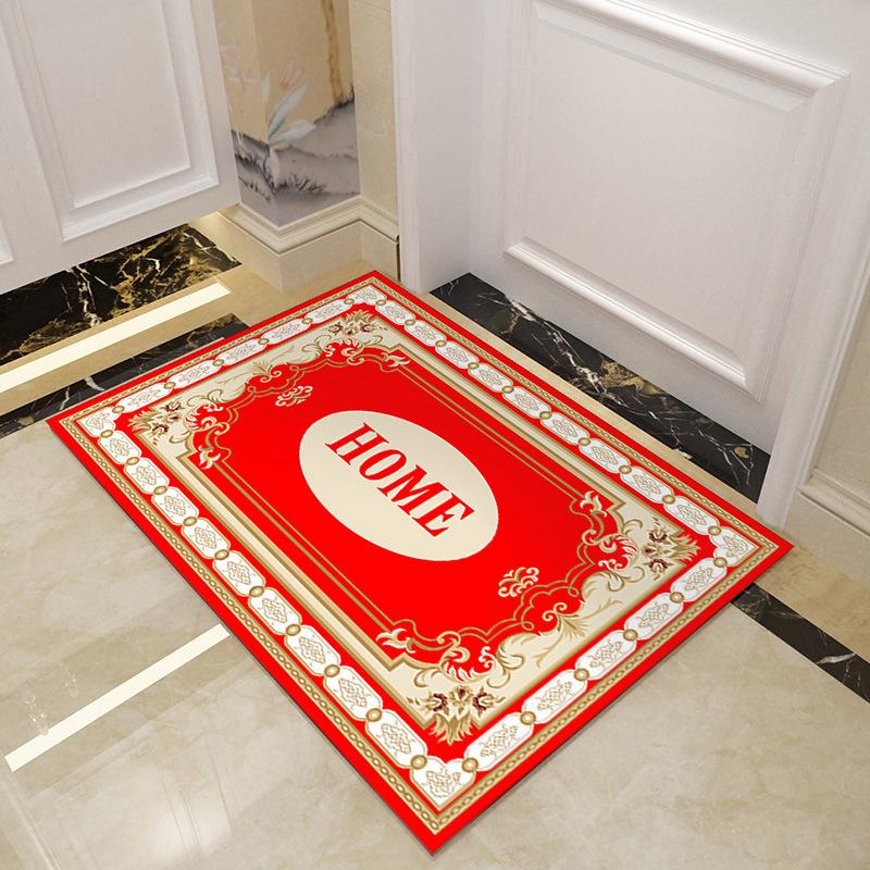Home Floor Mat European Style Luxury Bathroom Non Slip Floor Mat Door Mat Bathroom Absorbent Floor Mat