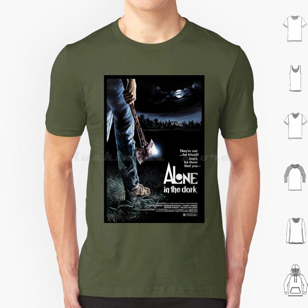 

Alone In The Dark T Shirt Cotton Men Women DIY Print Film Movie Movies Horror Classic Vintage 1980s 1970s 80s 70s Cinema Old S