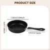 Mini Frying Pan Egg Nonstick Iron 5 inch Versatile with Handle Cooking Tool Cookware for Home