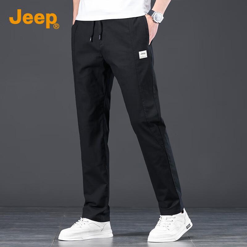 Jeep Men's Comfortable Straight-Leg Casual Pants