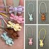 Suitable for 17cm Cute Cartoon Dollhouse Accessories Miniature Decoration Plush Doll Mini Rabbit Model Pendant Toy