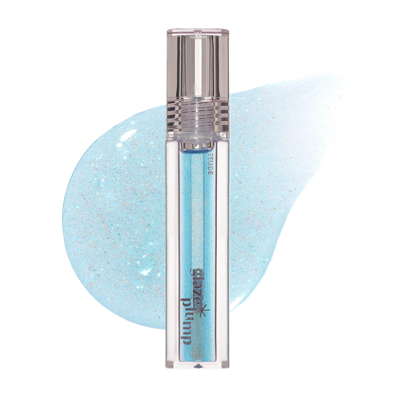 

ETUDE Glaze Plumper Gloss Sparkling Glossy finish Highly moisturizing Glitter Sparkling Moisturizing 1 bottle [Etude Official] Blue/Lipstick