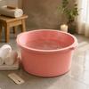 Foot Soaking Tub Rolled Rim Washing Lightweight for Home Cream