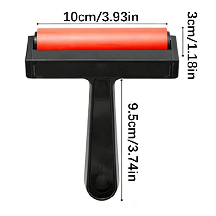 Practical Plastic Printing Roller With Uniform Ink Coverage Great For Professional Artists