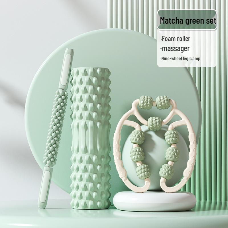 Professional Foam Roller for Muscle Relaxation and Leg Slimming - Wolf Tooth Massage Roller for Yoga and Fitness