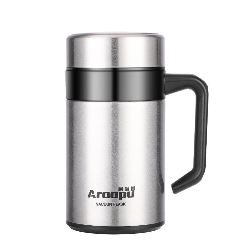 Stainless Steel Thermos Cup Business Office Straight Cup Men's and Women's Seamless Interior Thermos Cup