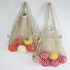 Xiaohongshu Pure Cotton Mesh Bag: Portable, Foldable Grocery Net Bag for Fruits & Vegetables