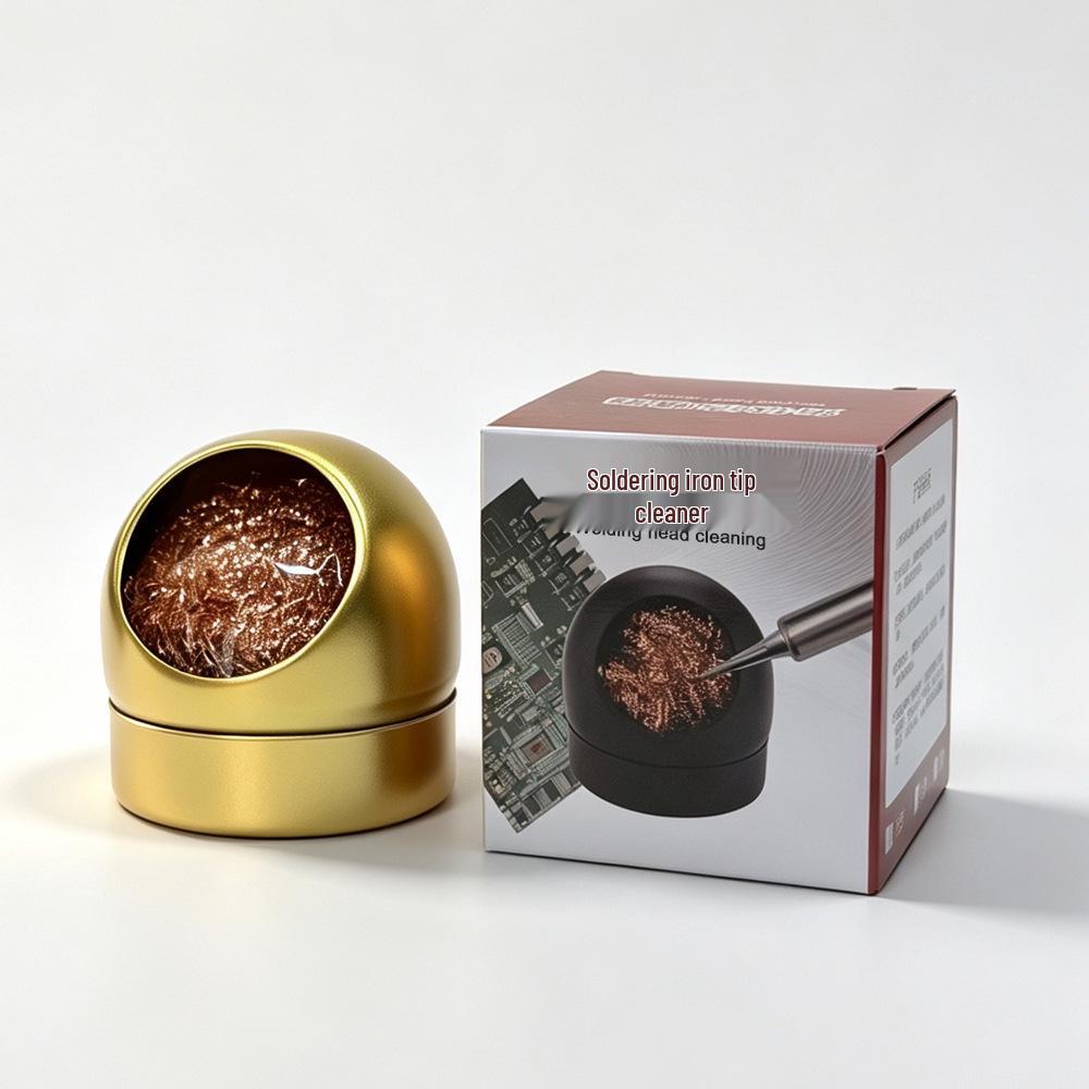 Copper Wire Soldering Iron Tip Cleaner - Damage-Free Dross Removal Tool