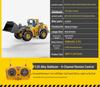 2.4G Remote Control Excavator & Bulldozer Toy - Alloy Construction Vehicle for Kids