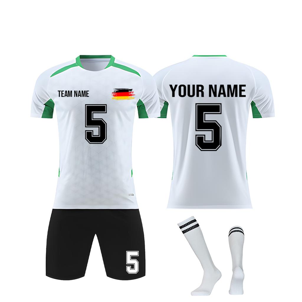 Personalised Shirts Kit Mens Girls With Name Number Custom Football Jerseys For Boys Training Suit