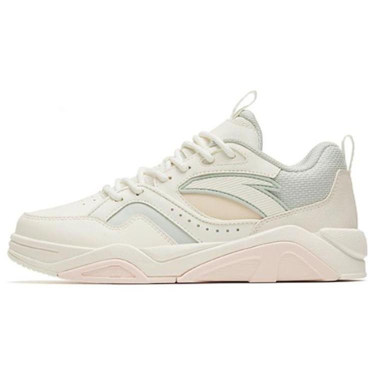 New Anta Flame 3.0 Lightweight And Wear Resistant Low Top Skateboard Shoes Women's White Blue 122248089-1