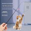 2-Section Telescopic LED Cat Teaser with USB Charging & Long Battery Life