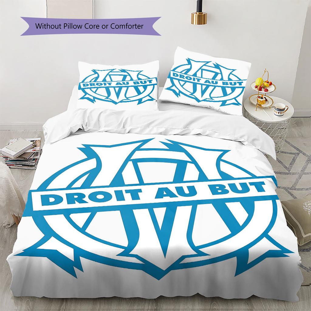 OM Bedding Quilt Set Quilt Cover Pillowcase Home Decoration Birthday Gift (1 * duvet cover + 2 * pillowcase, without core)