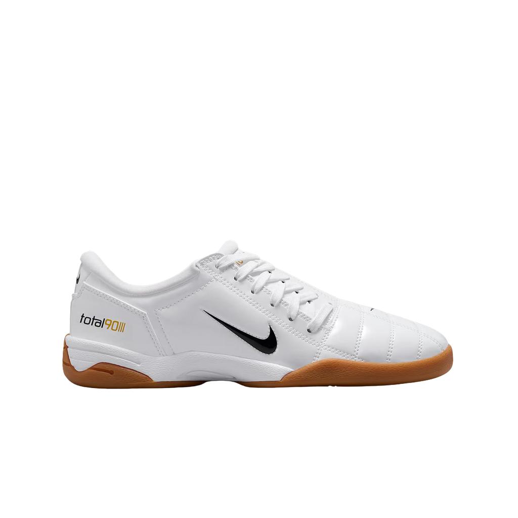 Nike Total 90 3 SP Patent Leather Pack - White Black Women Sneakers Metallic-Gold Gum-Med-Brown IB5666-100