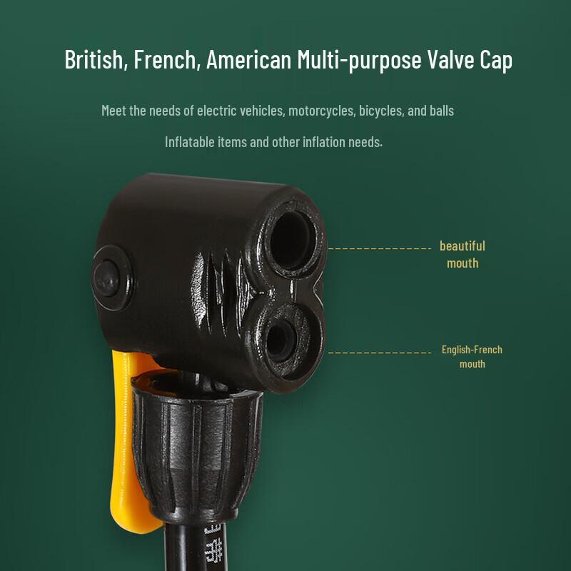 Permanent High-Pressure Bicycle Pump
