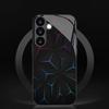 Technology oriented tempered glass phone case suitable for Samsung Galaxy S26 S25 S24 S23 S22 S20 FE/Ultra/Plus anti drop