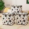 Large Capacity Clothes Storage Bag, Foldable Wardrobe Organizer with Zipper, Dust-Proof Moving & Toy Container Box