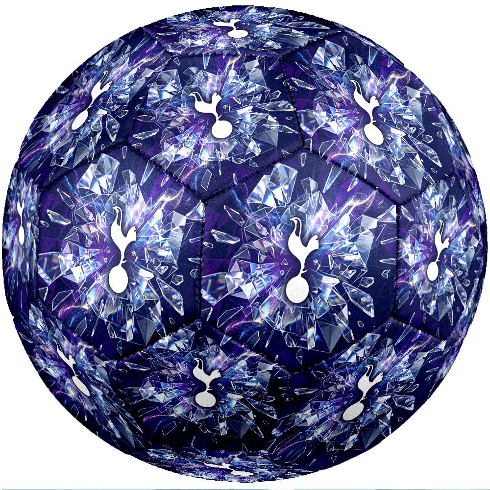Tottenham Hotspur Theme Soccer Ball Size 5 Soccer Ball Soft Touch Professional Training Football for Outdoor Sports