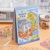 Layered House Miniature Scene Sticker Book 2D Flat Cartoon Collage Decor Stickers  Daily