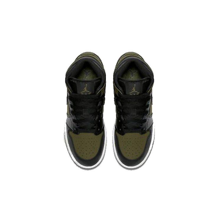 Jordan 1 Retro Mid GS Olive Canvas 554725-301