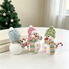 Warm White LED Hanging Decor Lighted Snowman Christmas Ornament with Knitted Hat, Light Cute Holiday Tabletop Pendant for Tree, Decorations Gift Kids