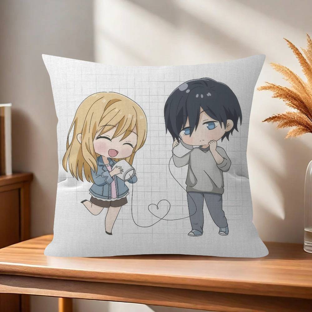 Anime My Love Story With Yamadakun At Lv Personalized Picture Text Home Decorative Pillows Household Gifts Xcm