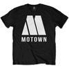 Motown Records M Logo T-Shirt Black New