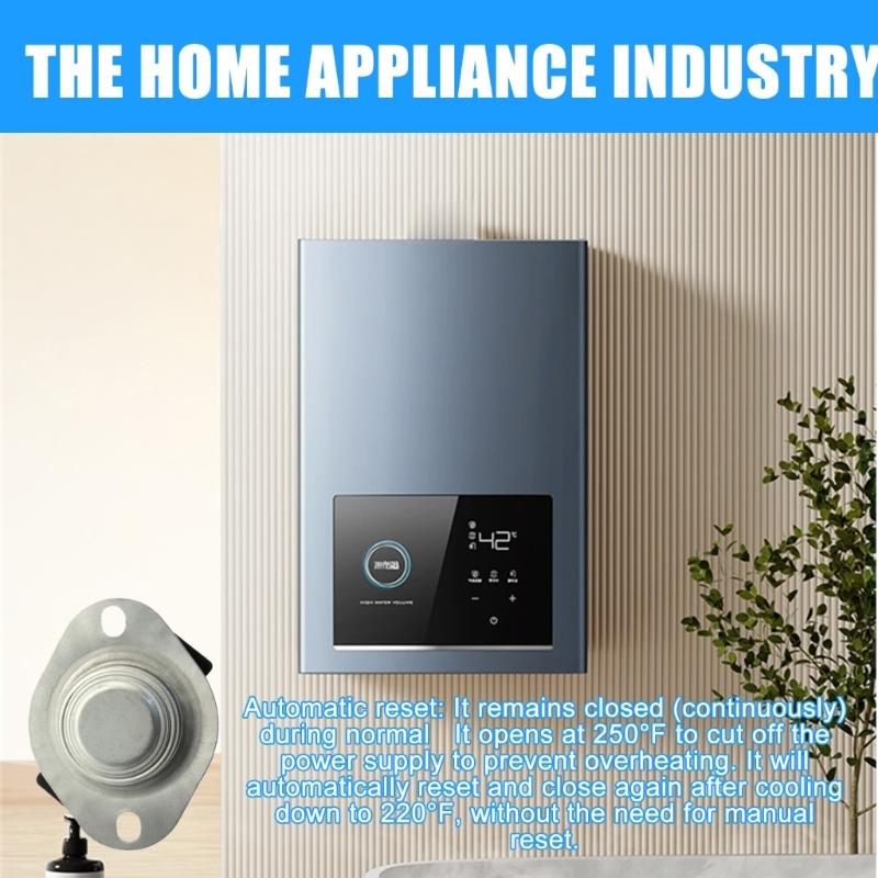 Furnace Thermostat L250-30F Limit Switches High Temperature Resistant Limit Switches for Furnace Thermostat Easy to Install