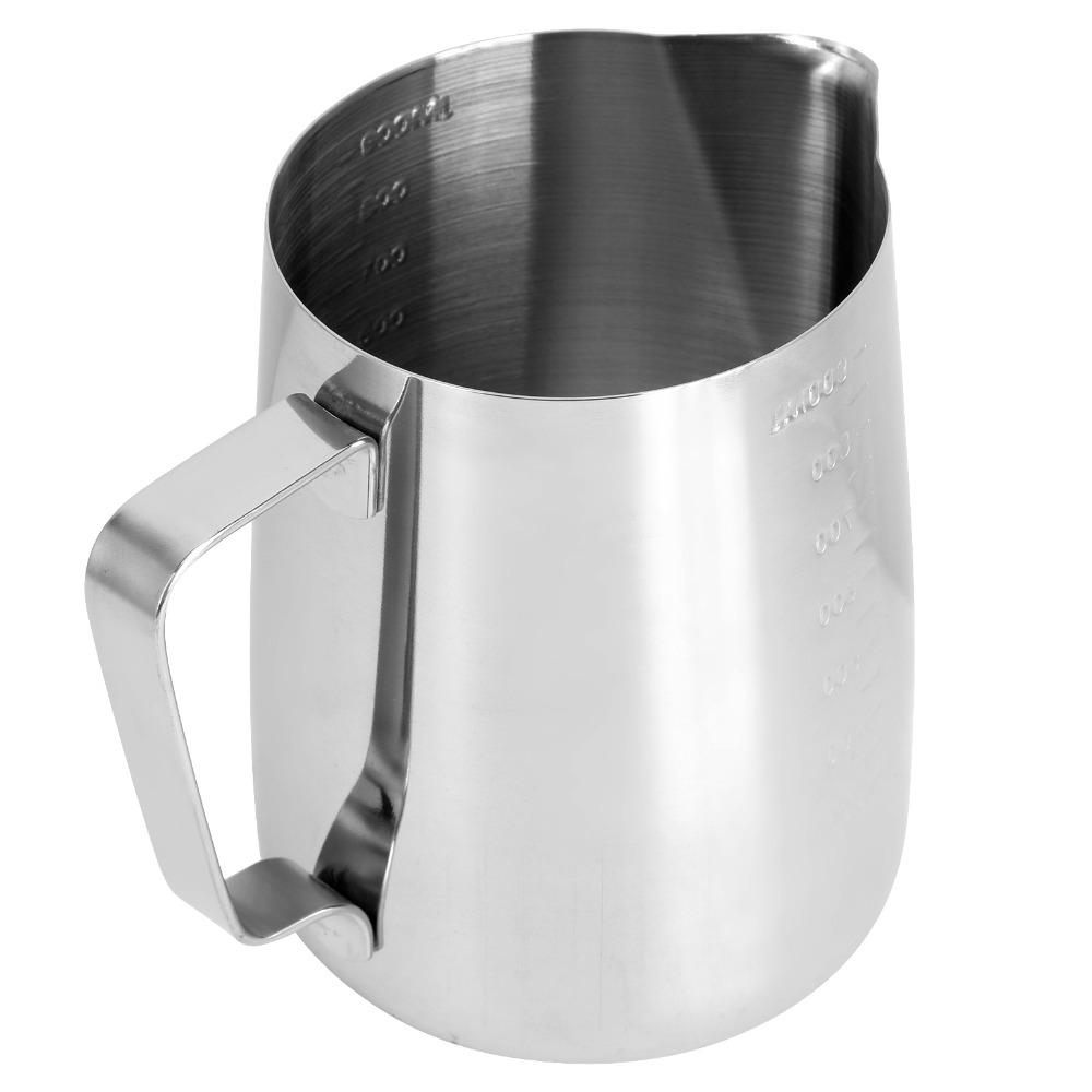 304 Stainless Steel Coffee Latte Cup Stainless Steel Frothing Cup  Cappuccino Making