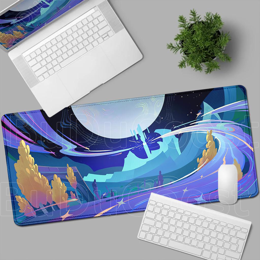 HD Tisk Genshin Impact Nordkalai Vzor Postavy Podložka pod myš Columbina Jahoda Zibai Podložka pod myš pro notebooky a hráče XXL Anime Podložka na stůl